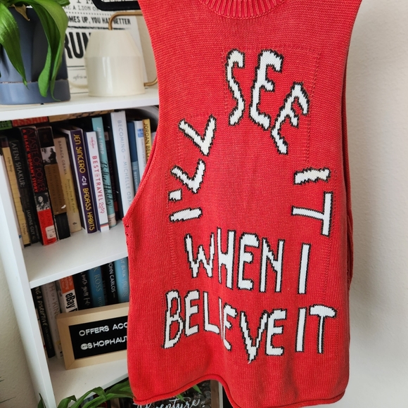 Wildfox Muscle Graphic Tank Sweater - Picture 3 of 6